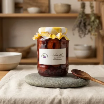 Plum jar 720 ml (sugar free)
