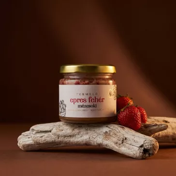 Strawberry white honey chocolate 50g