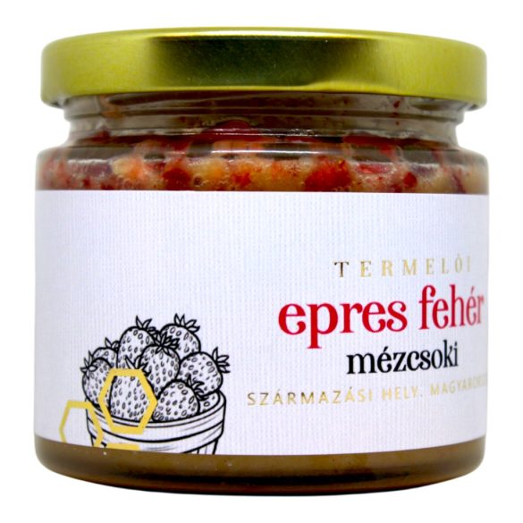 Strawberry white honey chocolate 50g