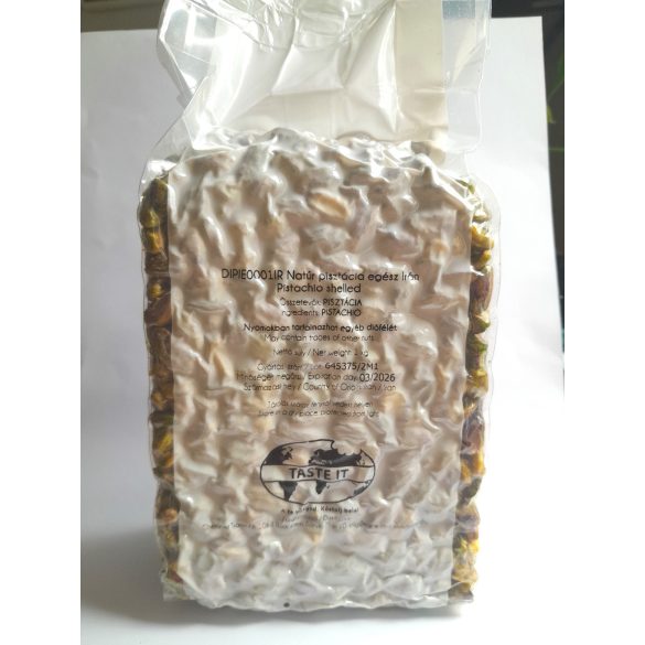 Natúr Iráni egész tisztított pisztácia 1kg