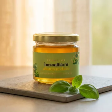Basil in acacia honey 50g