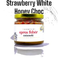 Strawberry white honey chocolate 230g