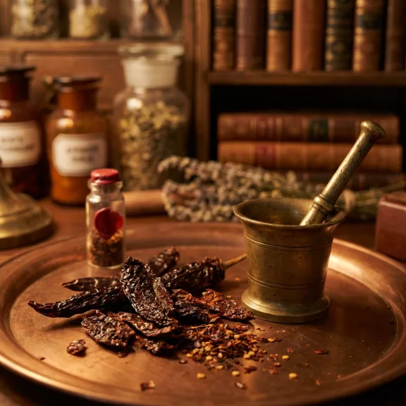 Smoked Chilli Flakes - Seedless 10g Smoked Chilli Flakes - Seedless 10g