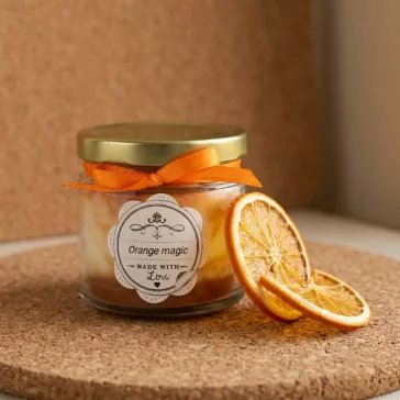 Orange candle 130g